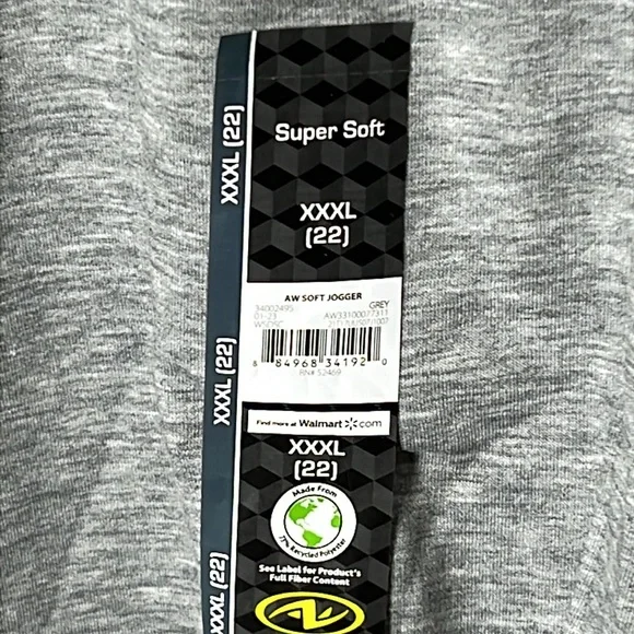 Athletic works soft joggers size XXXL - Picture 8 of 11